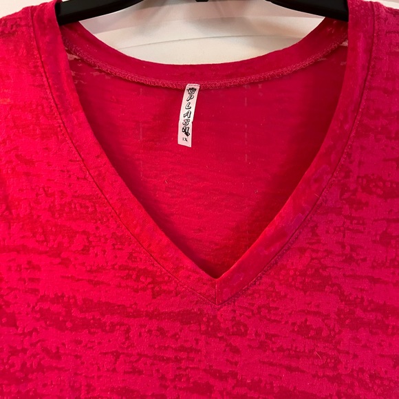 Pink V Neck Top - Picture 2 of 5